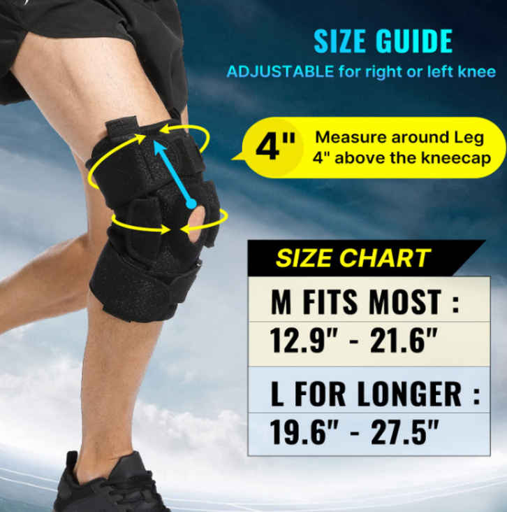 Adjustable Hinged Knee Brace For Meniscus Tear - Orthorun