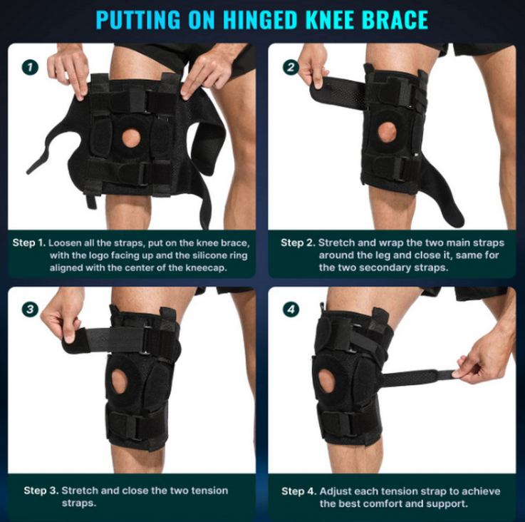 Adjustable Hinged Knee Brace For Meniscus Tear - Orthorun