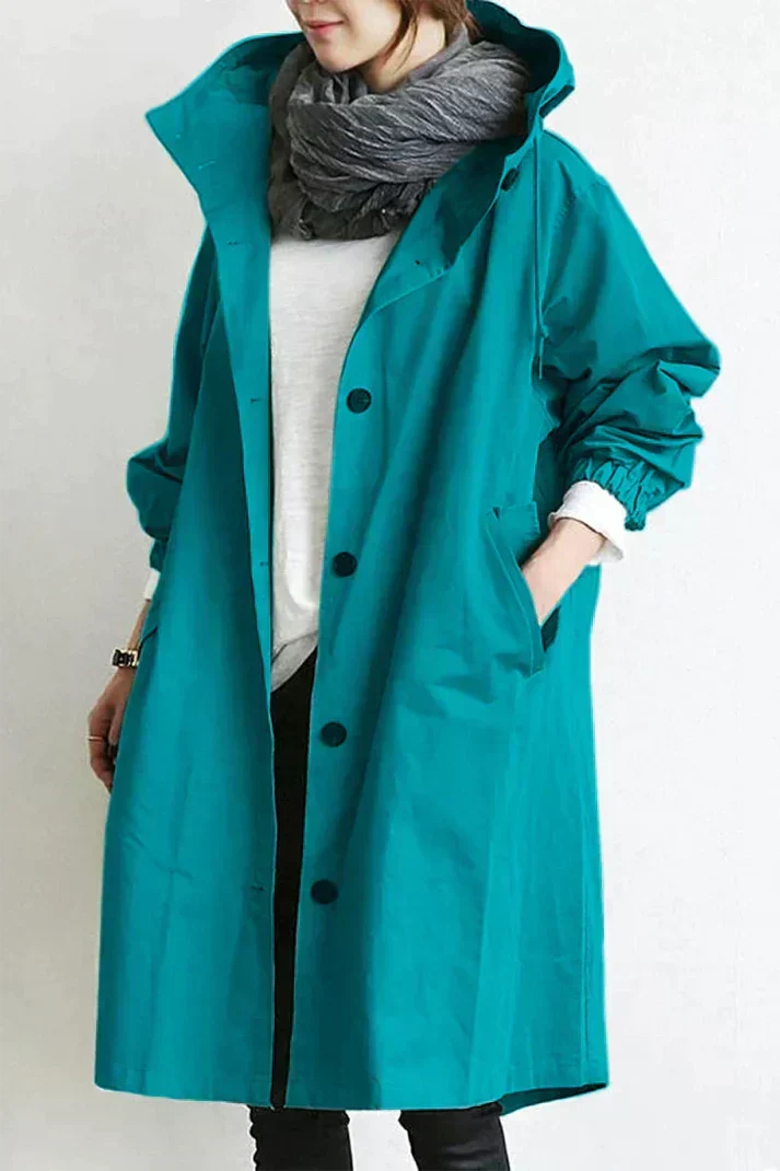Ximena | Women’s Hooded Trench Coat