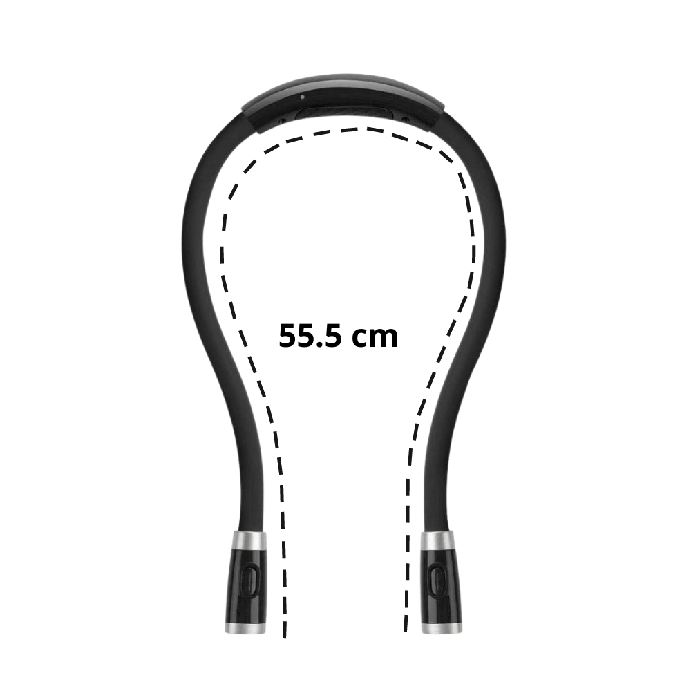 Orthorun | LED Neck Reading Lamp – Hands-Free Book Light for Bed & Travel