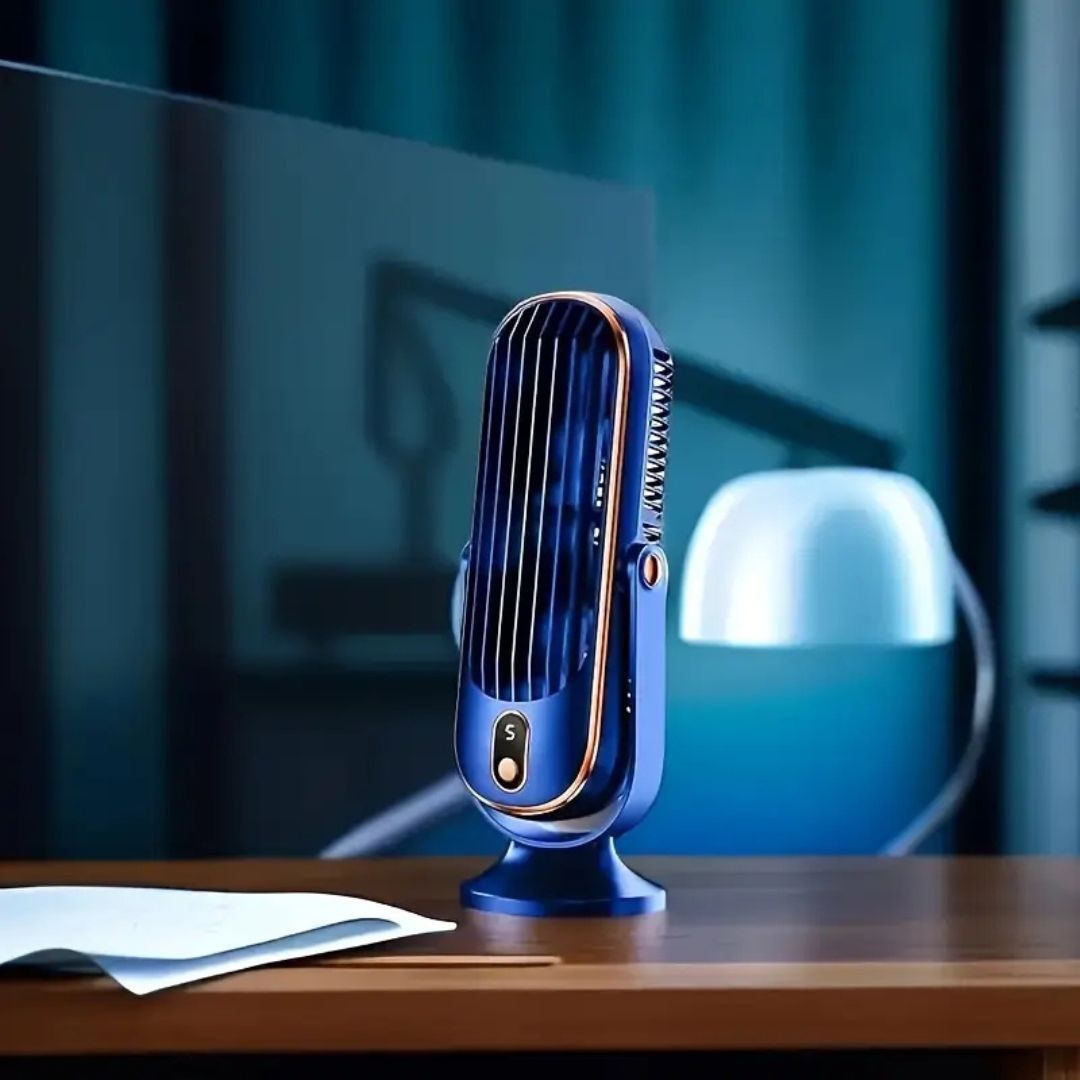 Orthorun | Coolux – Ultra-Quiet USB Desktop Fan – Portable Personal Cooling Fan