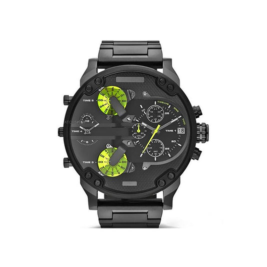 Orthorun | Stainless Steel Chronograph Quartz Watch – Premium Analog Sport Wristwatch for Men