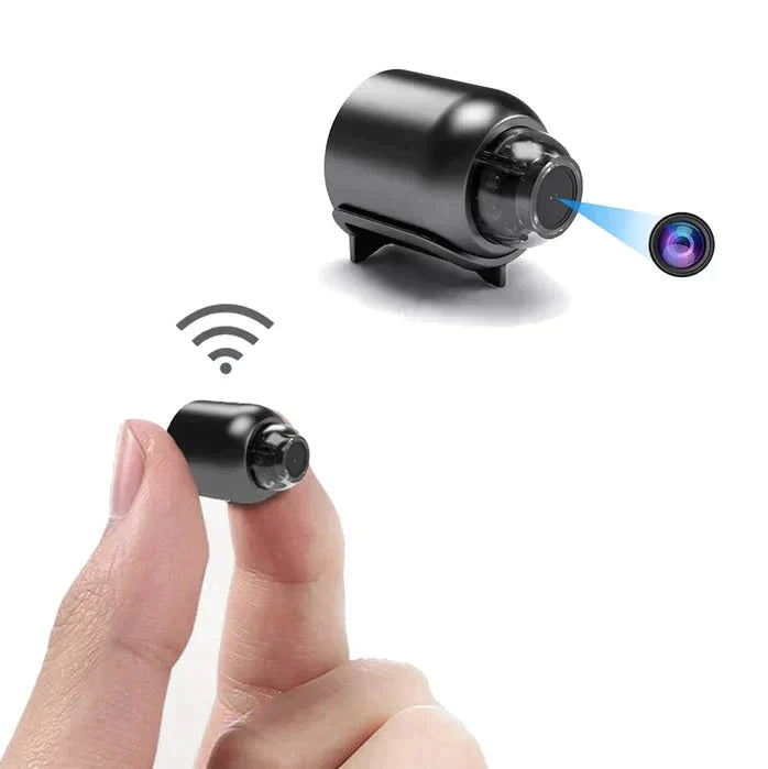 Orthorun | 2-Pack Mini WiFi Security Camera – 1080P HD, 140° Wide-Angle, Night Vision, Motion Detection (32GB SD Included)