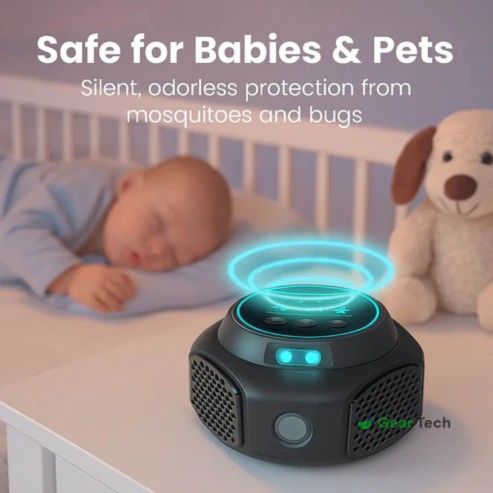 Orthorun | Plug-In Ultrasonic Rat Repellent – Chemical-Free, Silent, Covers Up to 3200 sq. ft. for Indoor & Outdoor Use