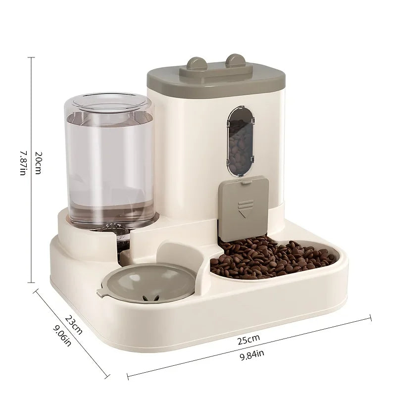 2 in 1 Dog and Cat Feeder with Water Dispenser - Orthorun