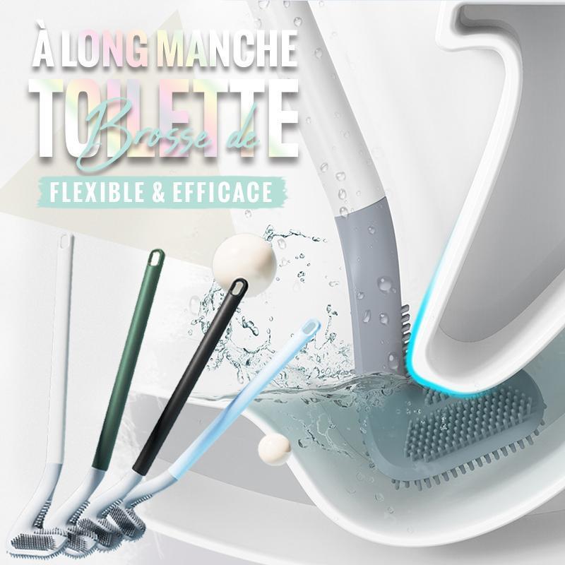 Orthorun | Long Handle Toilet Brush – Stainless Steel for Deep Cleaning