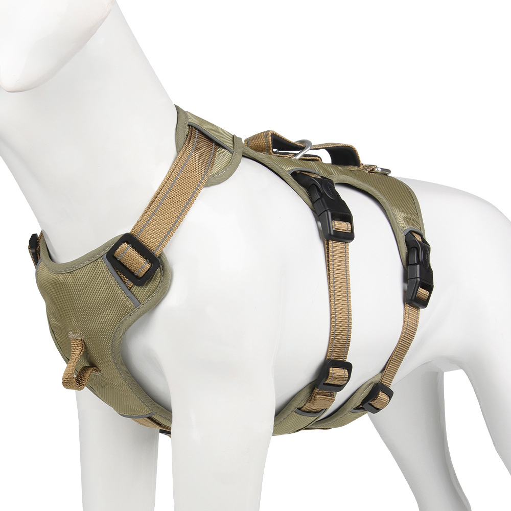 Orthorun | Reflective Anti-Pull Dog Harness – No-Pull Pet Vest with Handle, GripGuard