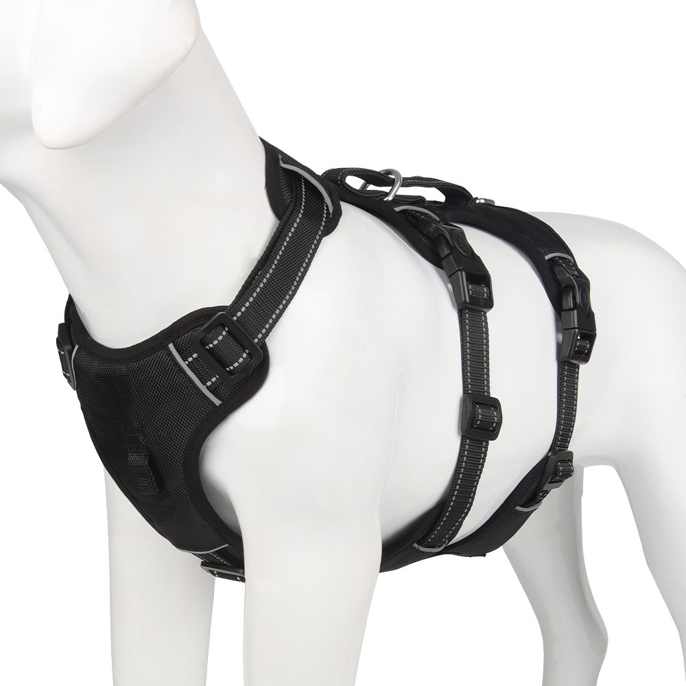 Orthorun | Reflective Anti-Pull Dog Harness – No-Pull Pet Vest with Handle, GripGuard