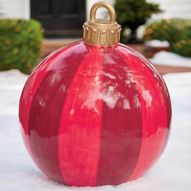 Orthorun | Inflatable Christmas Decoration Ball – Outdoor PVC Lighted Ornament
