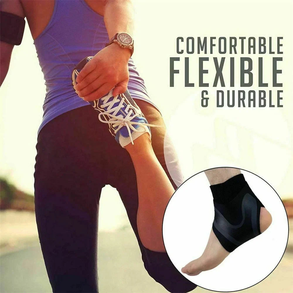 Orthorun | Plantar Ankle Support Wrap – Compression Sleeve for Pain Relief