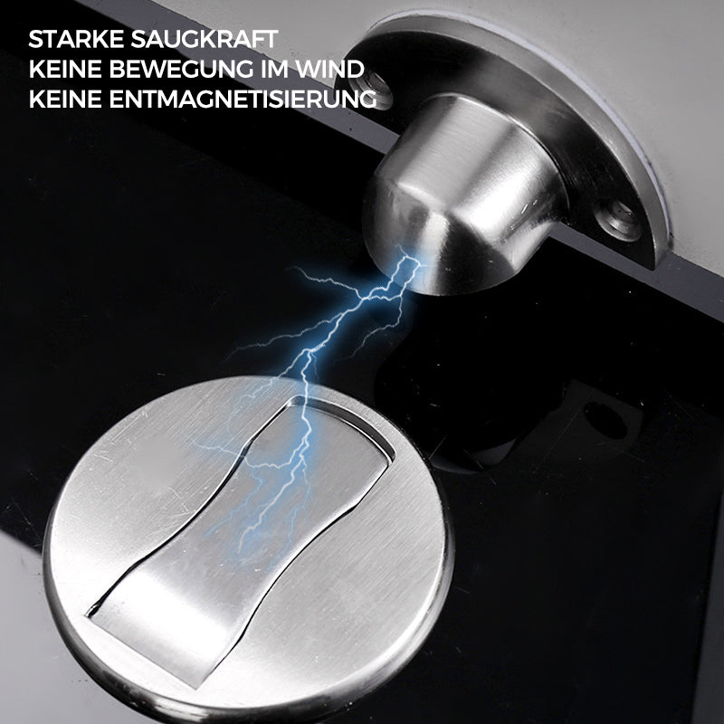 Orthorun | Invisible Magnetic Door Stop – Stainless Steel Hidden Door Holder