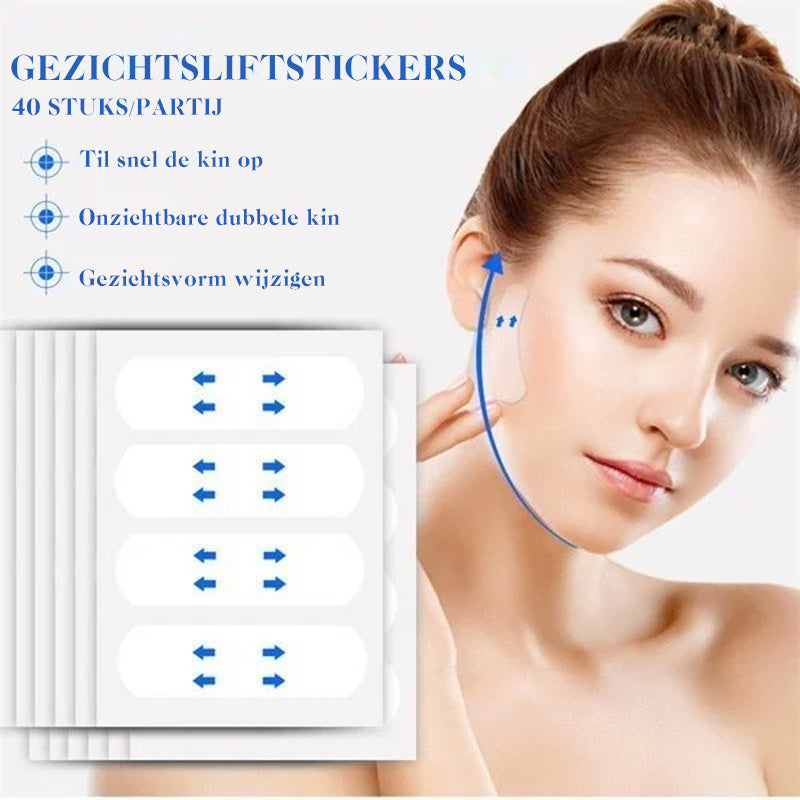 Orthorun | Invisible Face Lifter Tape – Instant Face Lift & V-Shape Slimming Tape
