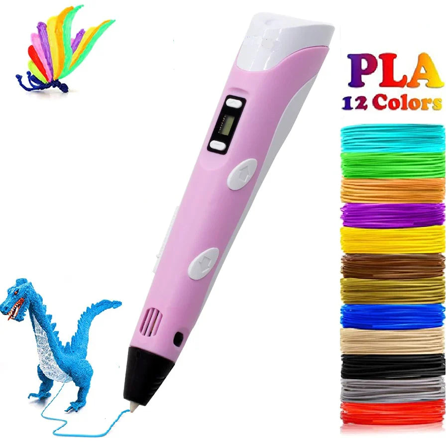 3D Printing Pen for Kids with PLA Filament Starter Kit - Orthorun