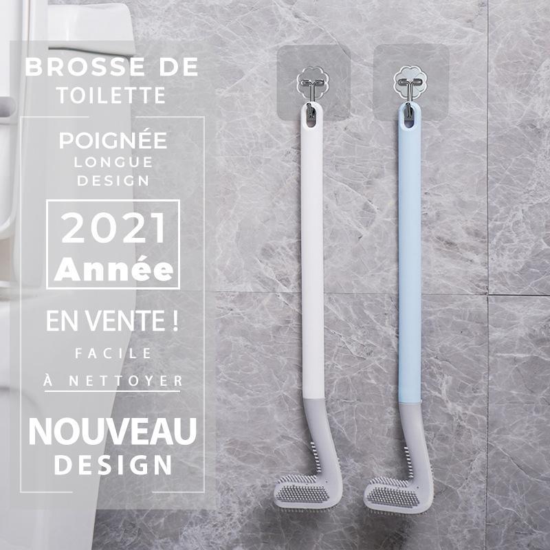 Orthorun | Long Handle Toilet Brush – Stainless Steel for Deep Cleaning