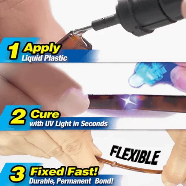 5 Second Super Glue with UV Light Technology - Orthorun