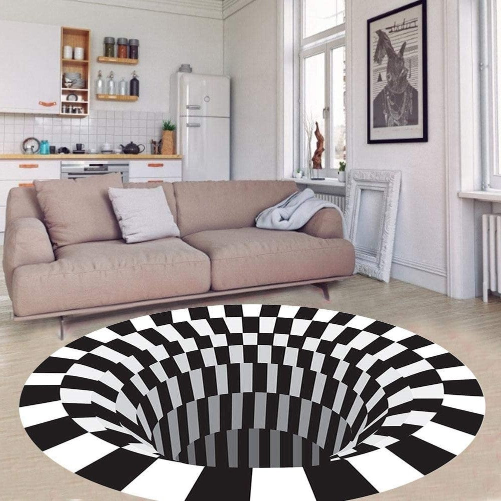 3D Vortex Illusion Rug - Orthorun