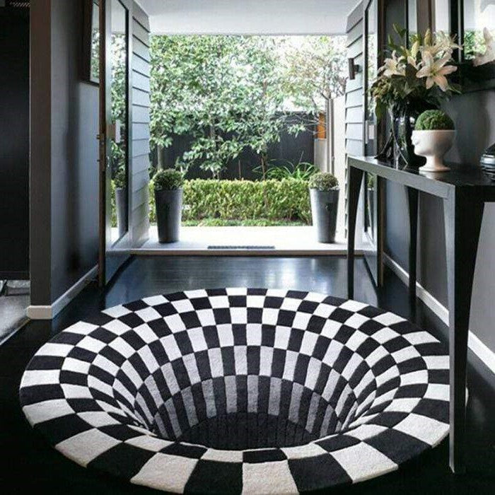 3D Vortex Illusion Rug - Orthorun