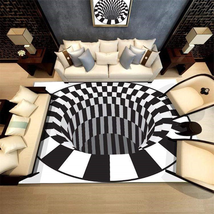 3D Vortex Illusion Rug - Orthorun
