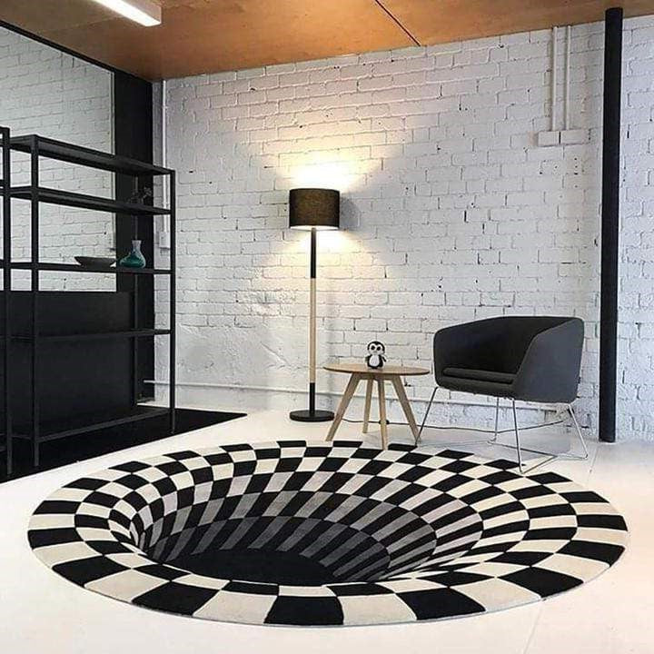 3D Vortex Illusion Rug - Orthorun