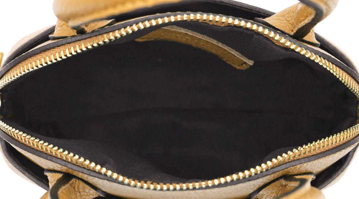 Orthorun|Handbag and Shoulder Bag in Grana Dollaro Leather