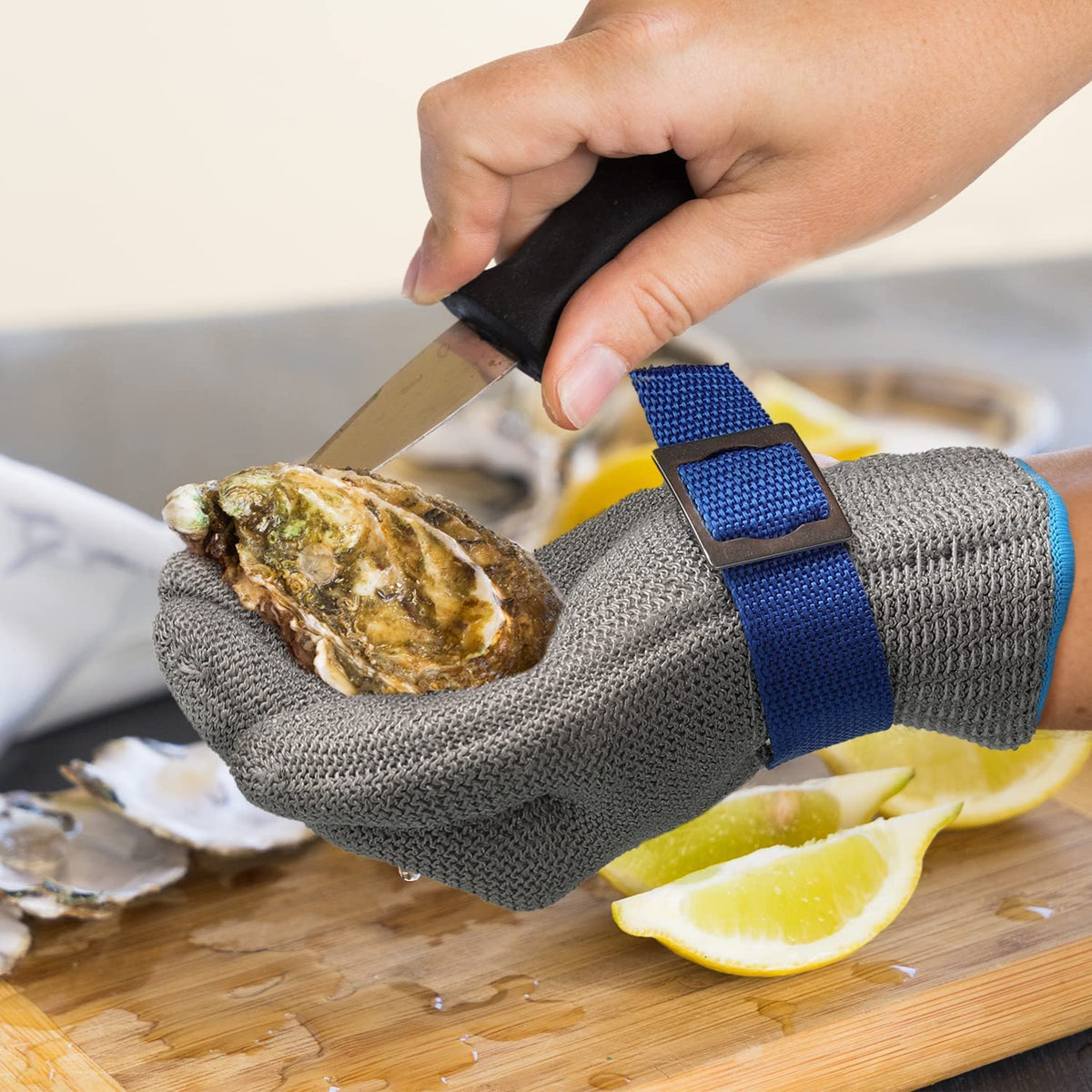 Orthorun | Food Grade Stainless Steel Mesh Metal Glove – Cut Resistant Safety Glove for Kitchen