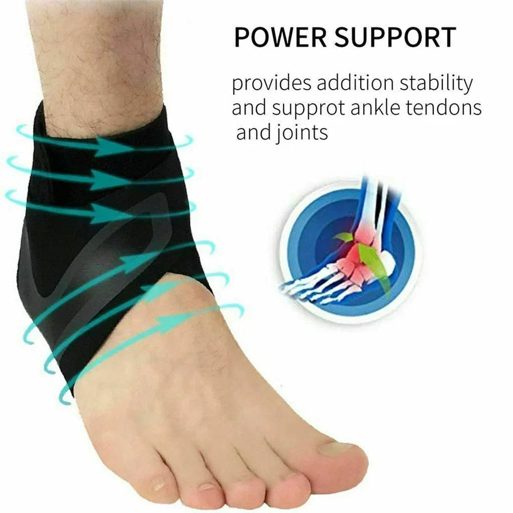 Orthorun | Plantar Ankle Support Wrap – Compression Sleeve for Pain Relief