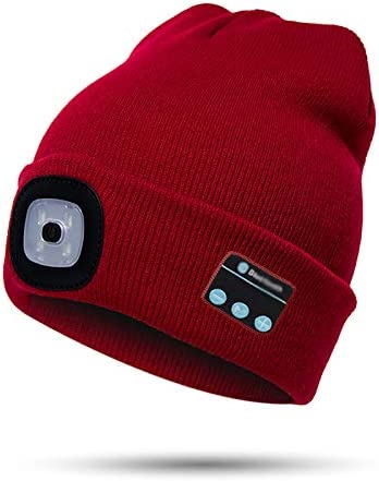 Orthorun | Bluetooth Beanie Hat with Light – Wireless Headphones Beanie for Winter & Hands-Free Calling