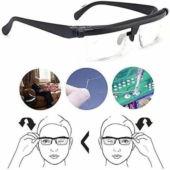 Adjustable Focus Glasses Near And Far Sight - Orthorun