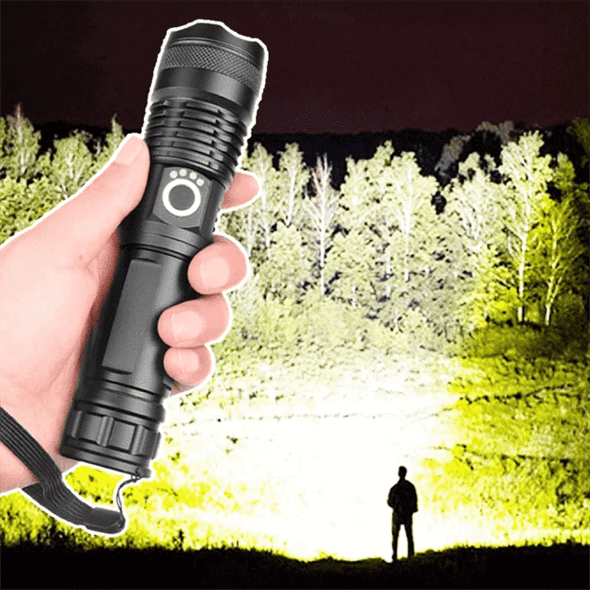 90000 Lumens Xhp50.2 Most Powerful Flashlight - Orthorun