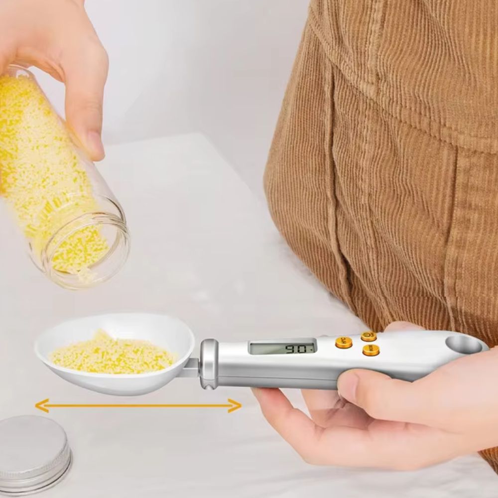 2-in-1 Digital Mini Spoon Scale & Food Thermometer - Orthorun