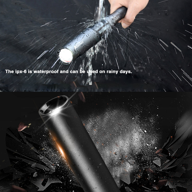 Orthorun | Baseball Bat Shaped LED Flashlight – Aluminum Alloy, 3 Lighting Modes for Emergency & Utility Use