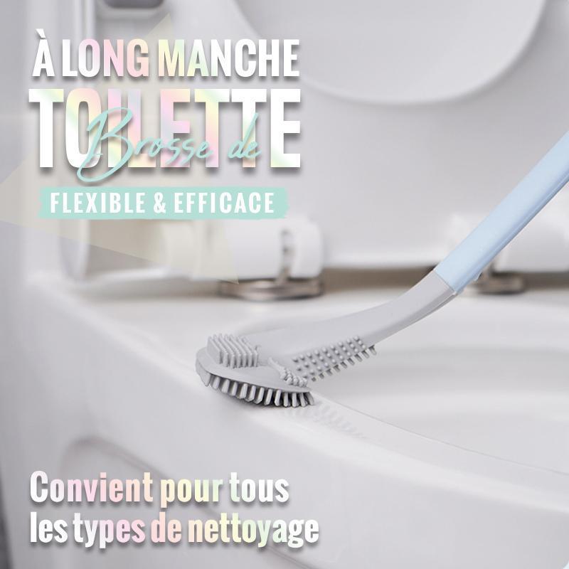 Orthorun | Long Handle Toilet Brush – Stainless Steel for Deep Cleaning