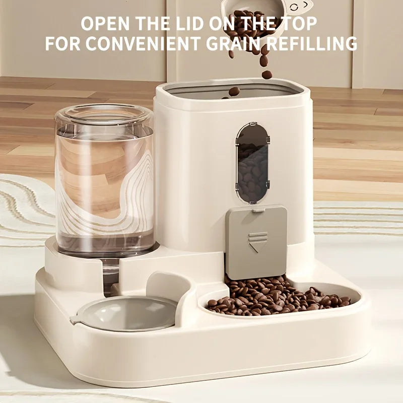 2 in 1 Dog and Cat Feeder with Water Dispenser - Orthorun