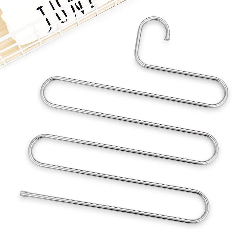 Orthorun | 5-Layer Stainless Steel S-Shape Clothes Hanger