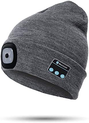 Orthorun | Bluetooth Beanie Hat with Light – Wireless Headphones Beanie for Winter & Hands-Free Calling