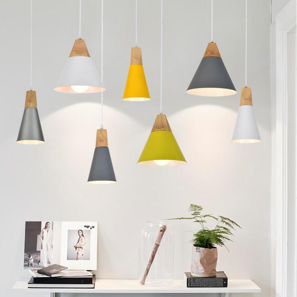 Orthorun | Minimalist Wooden Pendant Light – NordicLight Scandinavian Ceiling Lamp