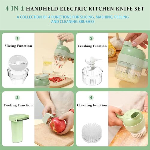 4 In 1 Electric Food Cutter - Orthorun