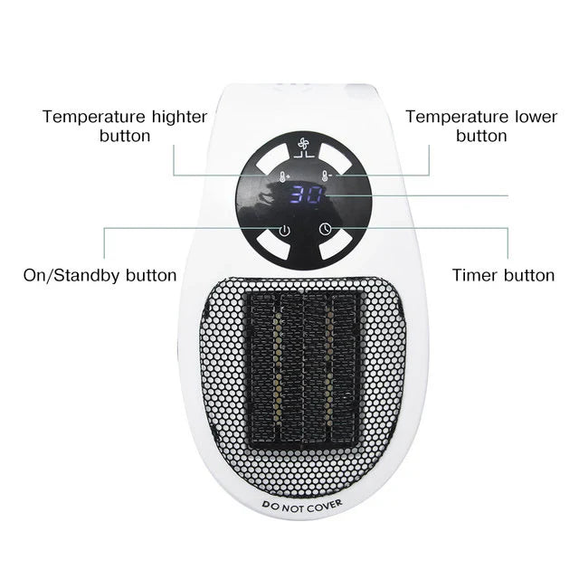 500W Mini Portable Electric Heater - Orthorun