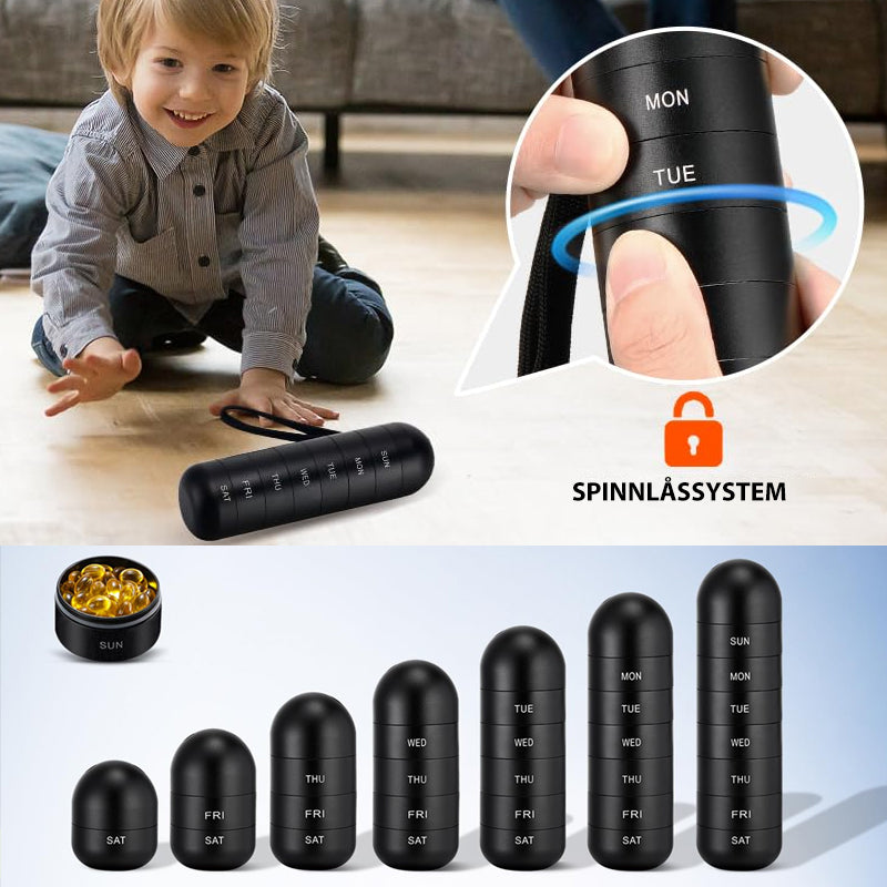 Orthorun | 7-Day Portable Pill Organizer for Travel