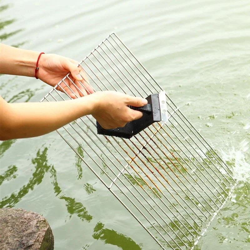 3 in 1 Right Angle Barbecue Grill Brush - Orthorun