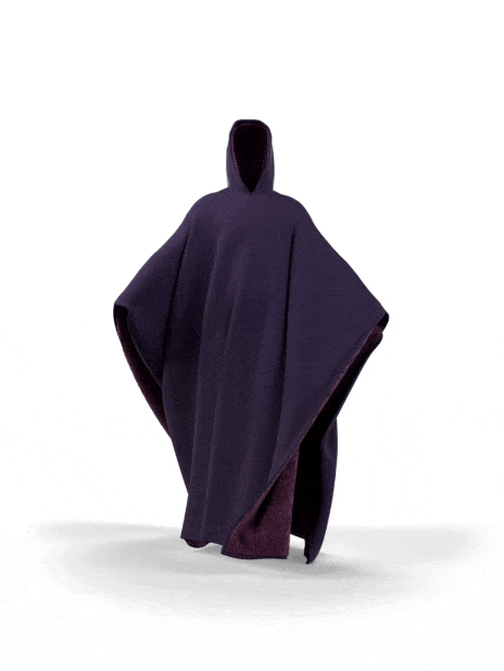 Orthorun | Weighted Cloak Hoodie – Sensory-Friendly Cotton Hoodie with Faux Fur Lining, Cozy Oversized Comfort