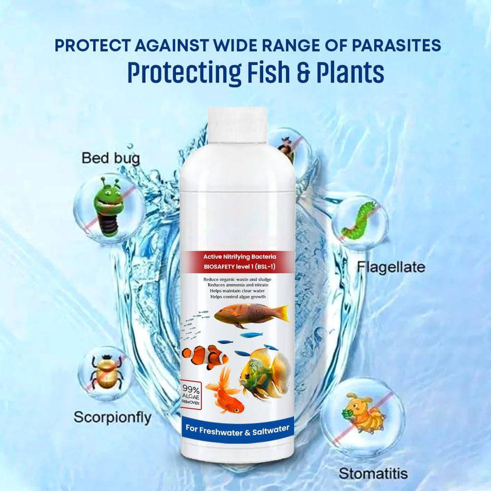 3 Pack Fish Tank Cleaner Liquid - Orthorun