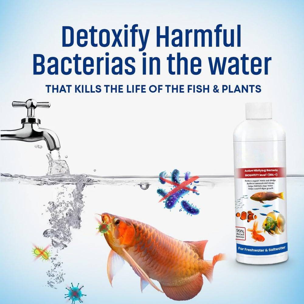 3 Pack Fish Tank Cleaner Liquid - Orthorun