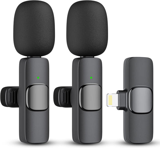 2 Pack Wireless Microphone For Iphone Ipad - Orthorun