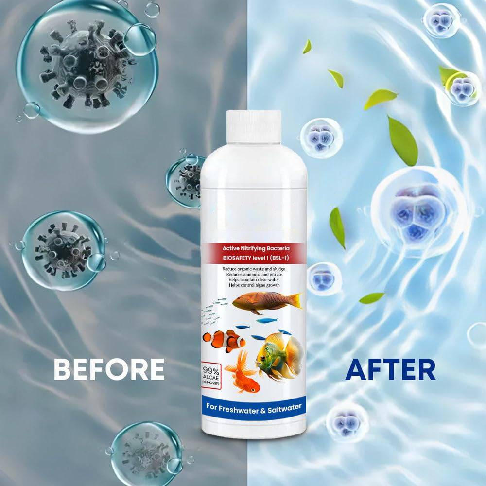 3 Pack Fish Tank Cleaner Liquid - Orthorun