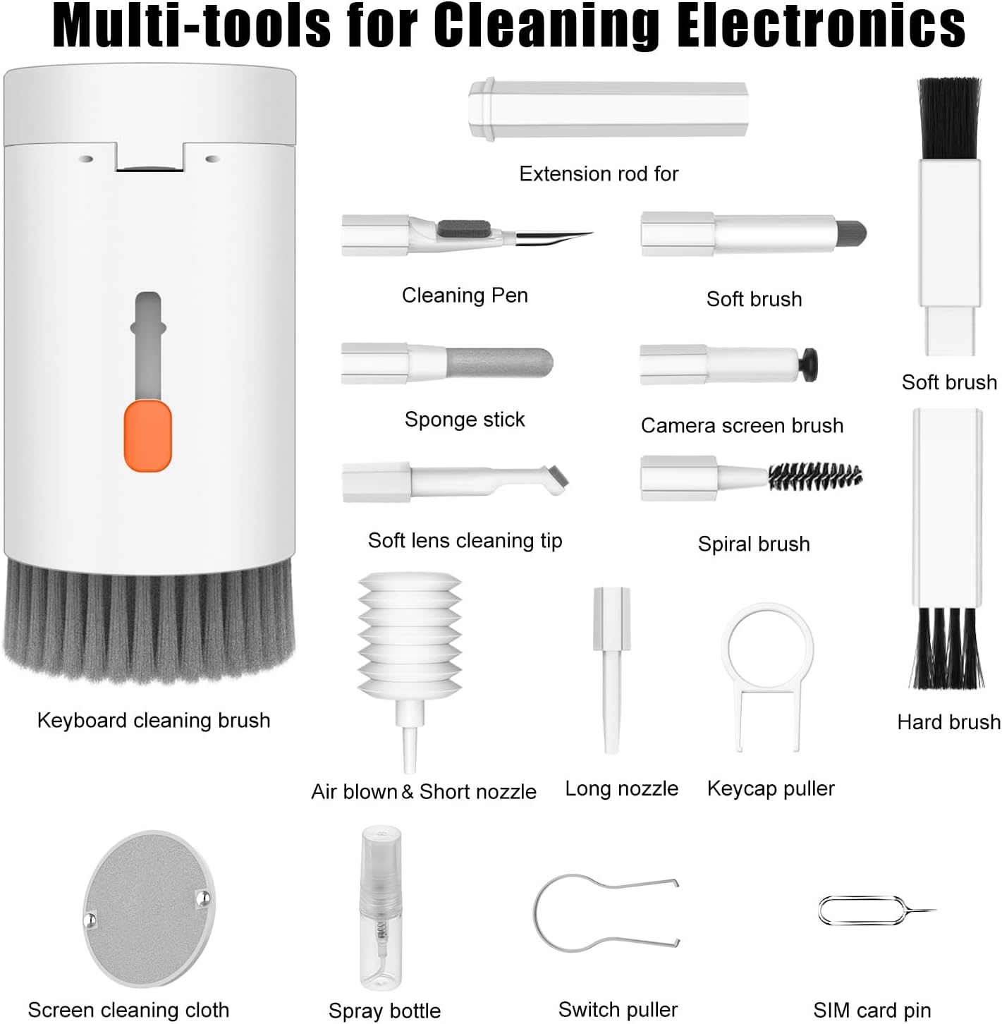 20-In-1 Keyboard Earbuds Cleaning Kit - Orthorun