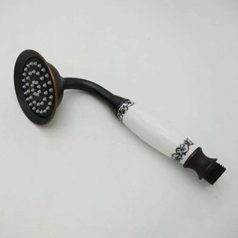 Orthorun | Traditional Handheld Shower Head with Hose - Polished Brass Wall Mounted