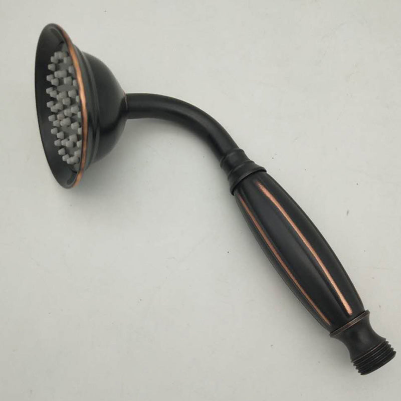 Orthorun | Traditional Handheld Shower Head with Hose - Polished Brass Wall Mounted