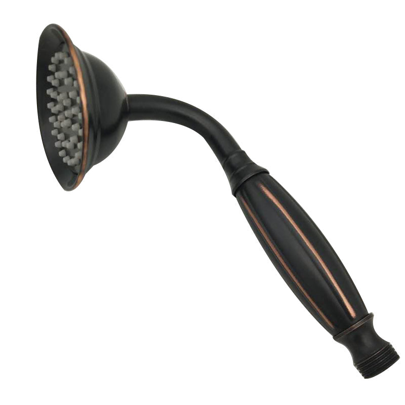 Orthorun | Traditional Handheld Shower Head with Hose - Polished Brass Wall Mounted