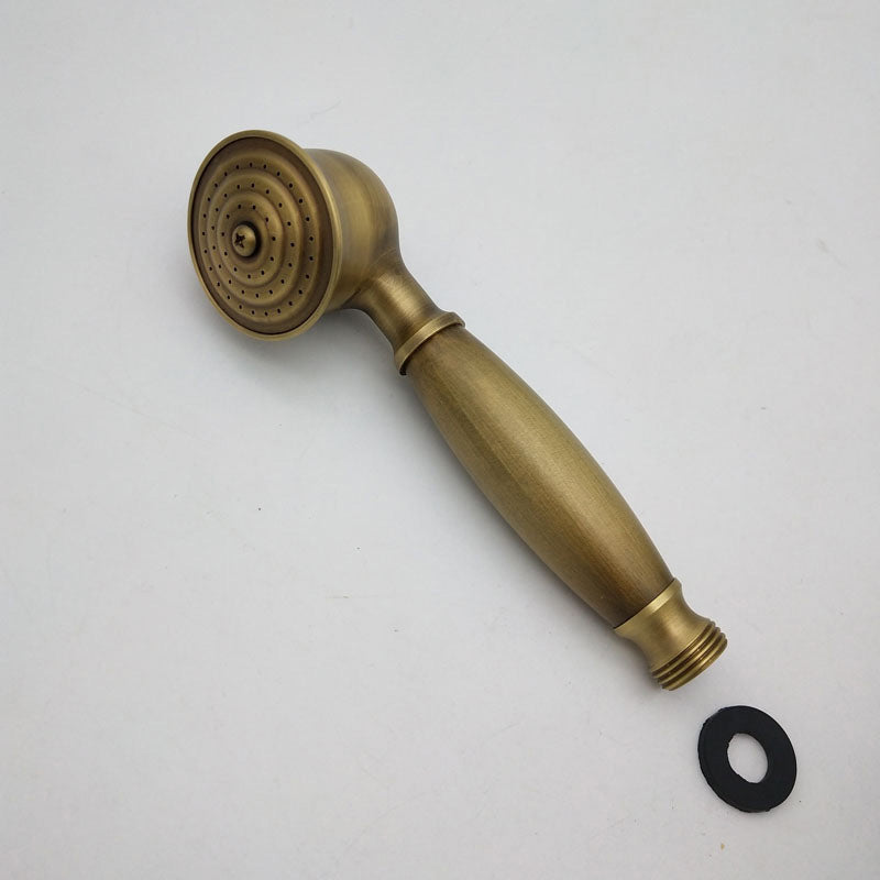 Orthorun | Traditional Handheld Shower Head with Hose - Polished Brass Wall Mounted